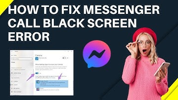 How to Fix Messenger Call Black Screen Error | Muhammad Asif Khan 2.0