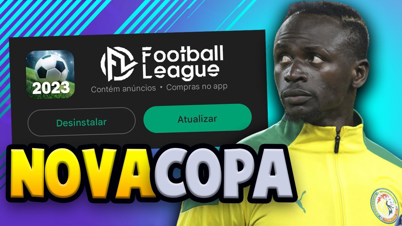 SAIU FOOTBALL LEAGUE SOCCER 2023,NOVO GAME COMPLETO COM MENU EDITAR E  NARRAÇÃO EM PORTUGUÊS 