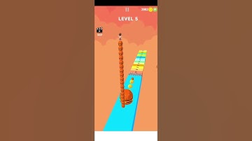Cube Stacker Surfer 3D Gameplay all level #Shorts