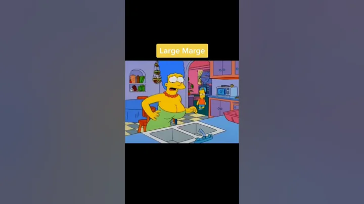 Large Marge #shorts #simpsons #funny #comedy #homersimpson