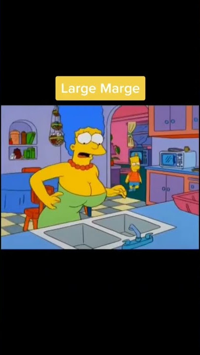 Large Marge #shorts #simpsons #funny #comedy #homersimpson