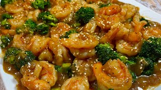 GARLIC BUTTER SHRIMP and BROCCOLI in OYSTER SAUCE | FLAVORFUL SAUCE BETTER THAN TAKEOUT