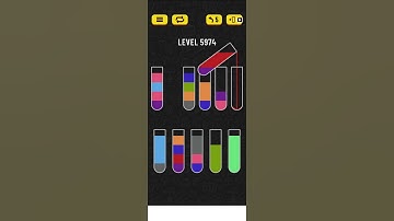 water sort puzzle level 5974