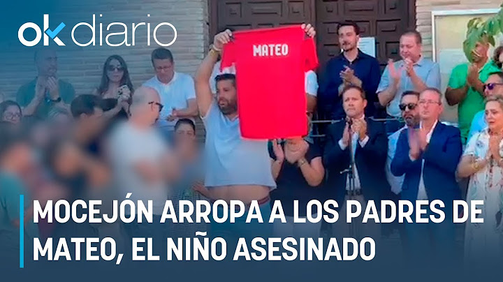 Mocejón arropa a los padres de Mateo, el niño asesinado con tan sólo 11 años