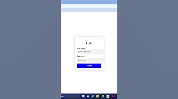 Login Form With Source Code | Using HTML & CSS |#webdevelopment #shorts #loginpage #css