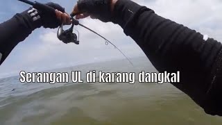 Ultralight Fishing - Mancing Casting Di Pinggir Pantai Manggar