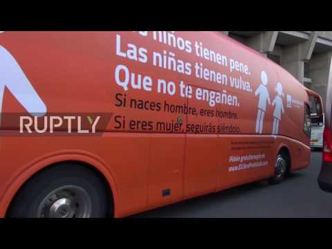 Video: Bus With Transphobic Message Causes Controversy In Madrid