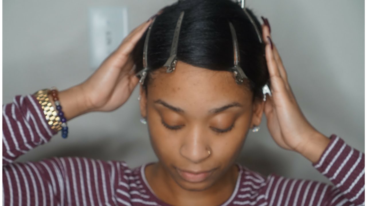 Natural Hair|| How To Maintain straight hair overnight/ How to Wrap  Straightened Hair - YouTube