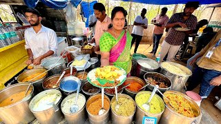 Anuradha aunty unlimited veg & nonveg meals | cheapest price | mixed thalis | street food