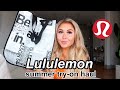 HUGE LULULEMON TRY-ON HAUL SUMMER 2021 || new arrivals at lululemon! *over $500 worth*