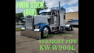 FLATBED LOOSES STEEL COIL | HOT Day | DELAYS | ANOTHER DAY TRUCKING | W900L MAKING THAT LOUD NOISE |