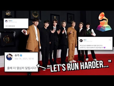 WATCH: BTS reacts to 2021 Grammys