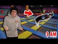 DO NOT GO TRAMPOLINE PARK AT 3AM!! DOING FLIPS AT 3:00 AM!