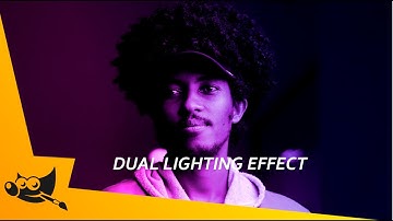 Dual lighting effect Gimp | Gimp tutorial | Gimp for beginners