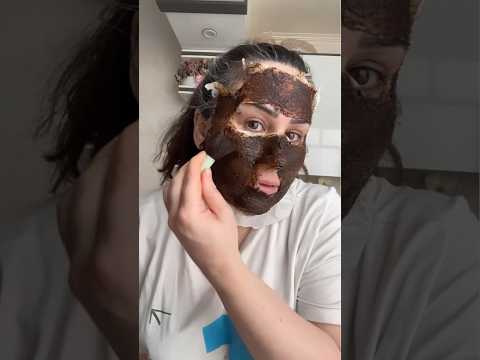 ماسک قهوه و سفیده تخم مرغ اسکراب ولایه بردار وپیلینگ طبیعی پوست   