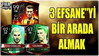 3 EFSANEYİ BİR ARADA ALDIM ! OHA 4 TANE 90+ ELİT - 99 REUS, 97 COLEMAN - FİFA MOBİLE