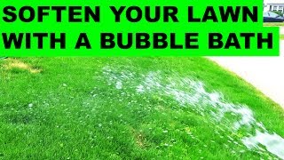 Soften your Lawn with Yucaa and Soap
