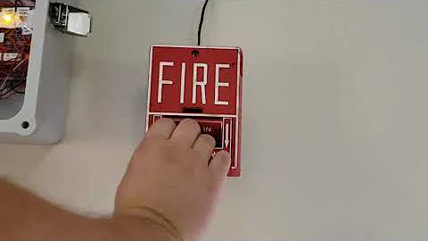 Notifier NBG-10 Fire Alarm Pull Station Test