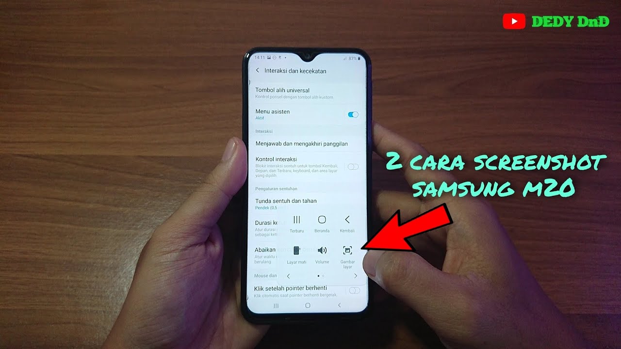 Cara Screenshot Samsung M20 - YouTube