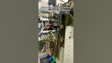 Automatic Wire Ring Making and Butt Welding Machine