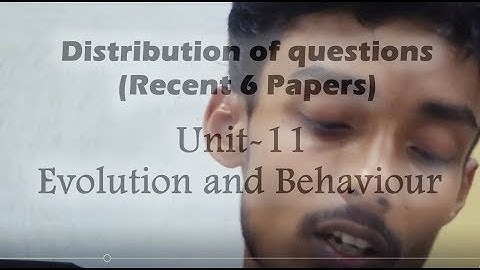 Unit-11 in CSIR NET JRF Life Sciences Exam: Recent 6 Paper (June 2016 to December 2018) Analysis