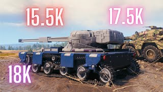 World of Tanks 3x Manticore  15.5K Assist + Damage & 17.5K & 18K