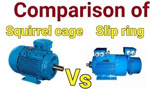 Comparison of squirrel cage and Slip ring induction motor in tamil