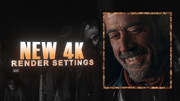 New 4K Render Settings | After Effects & Topaz