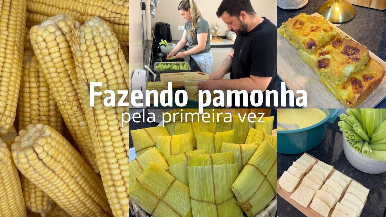 MINHA PRIMEIRA PAMONHA | receita + preparo completo