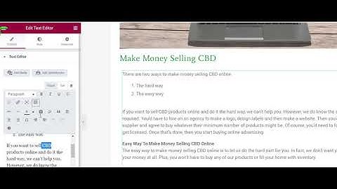 How to Edit Text in a WordPress Website Using Elementor