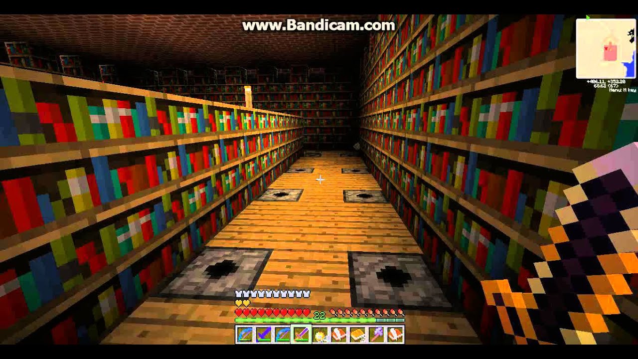 Minecraft Attack of the Killer Library - YouTube