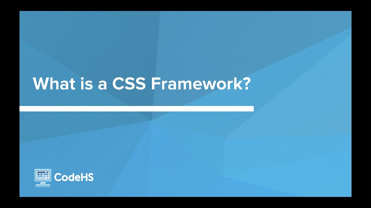 What is a CSS Framework? - YouTube