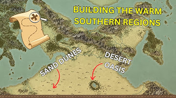 Creating a Desert Region for a TTRPG World Map | Fantasy Map Making (Part 7)