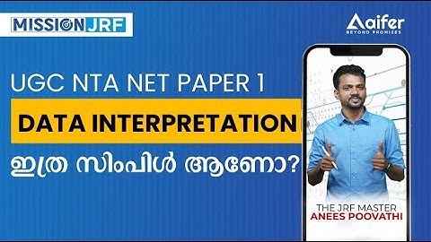 UGC NTA NET 2022 Paper 1 Mini Course Data Interpretation