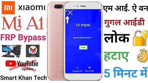 mi a1 frp bypass youtube update |mi a1 google account bypass