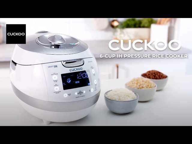 CUCKOO 6-Cup IH Pressure Rice Cooker | Effortless Meals at the