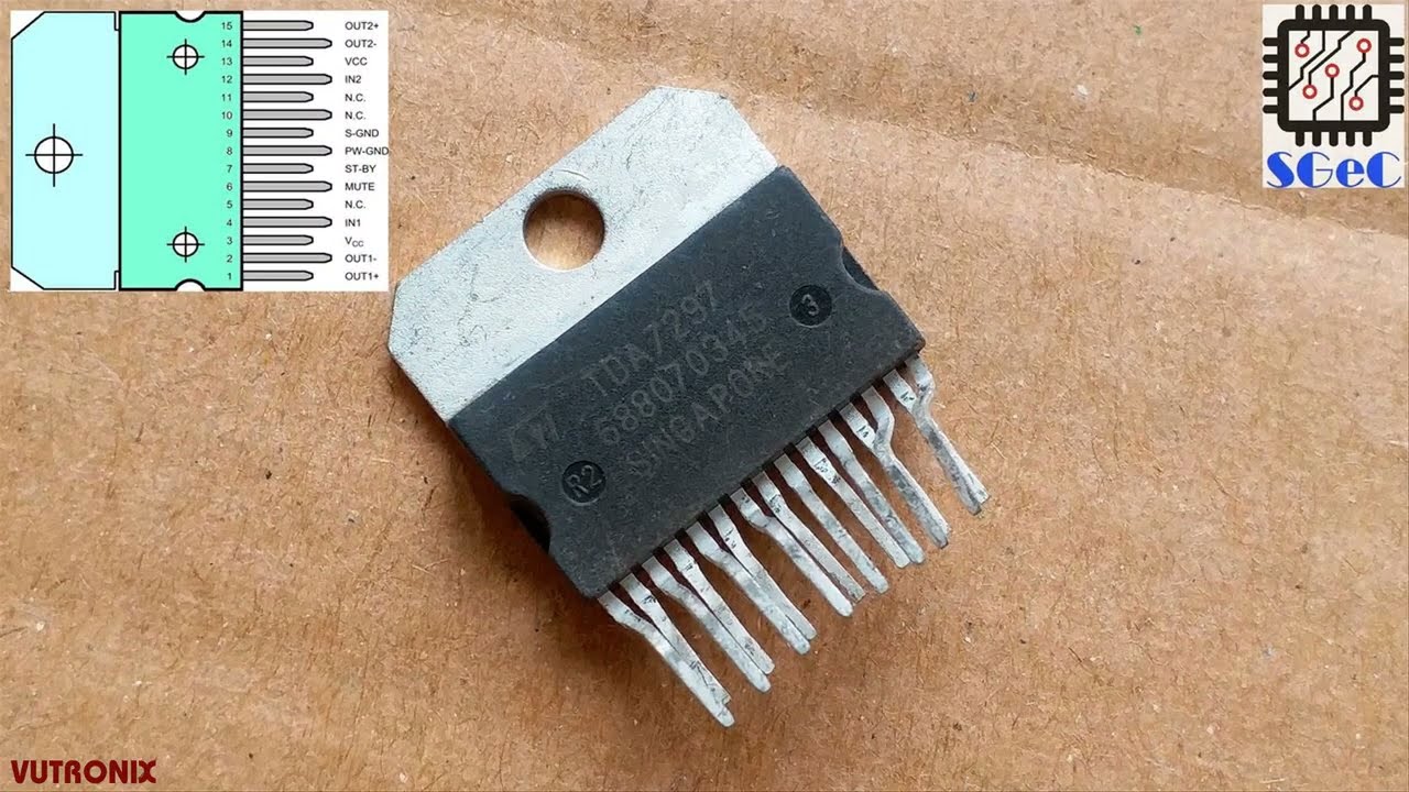 [SGeC] TDA7297 15W+15W DUAL BRIDGE AMPLIFIER