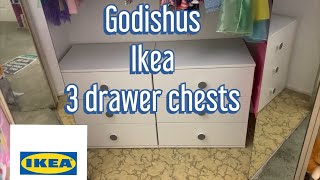 GODISHUS IKEA 3 drawer chest | How to put together following instructions