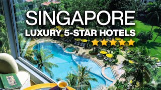 Top 10 Best 5STAR Hotels in Singapore | Marina Bay Sands, JW Marriott, Fullerton Hotel (full tour)