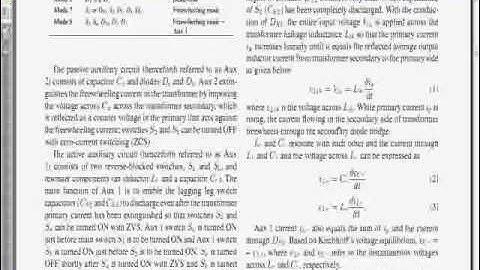 IEEE 2014 POWER ELECTRONICES A S PWM Full BRIDGE CONVERTER WITH REDUCED