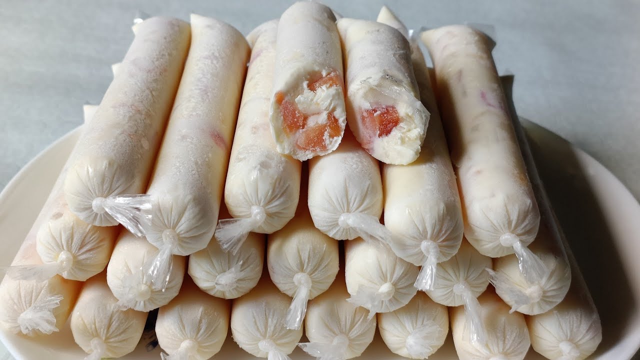 Fruit salad ice candy recipe YouTube