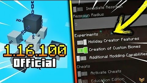 DOWNLOAD MINECRAFT POCKET EDITION V 1.16.100.04 OFFICIAL