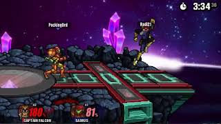 SSF2 Falcon v Samus 2
