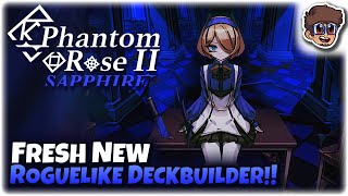 Surprising & Fresh New Roguelike Deckbuilder!! | Let's Try Phantom Rose 2: Sapphire screenshot 3