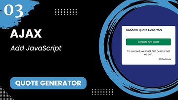 AJAX quote generator #3 - Add JavaScript