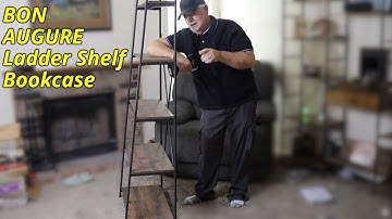 BON AUGURE Ladder Shelf Bookcase