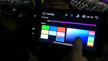 LED Button Color Setting /Ousmin Car Stereo