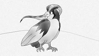 drawing Pidgeot pokemon # 018