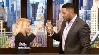 Michael Strahan's Montage & Toast - Kelly & Michael (Flashback Friday Farewell)