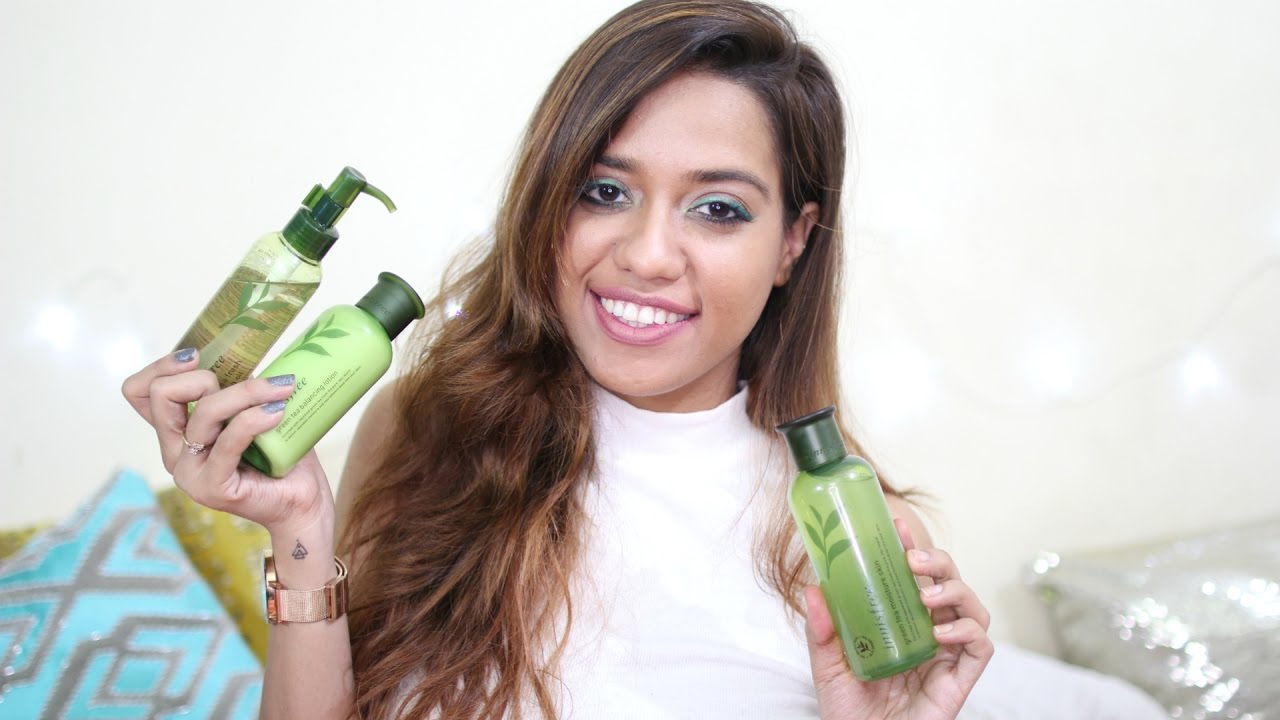 Innisfree Green Tea Range Review TryItWithMe YouTube